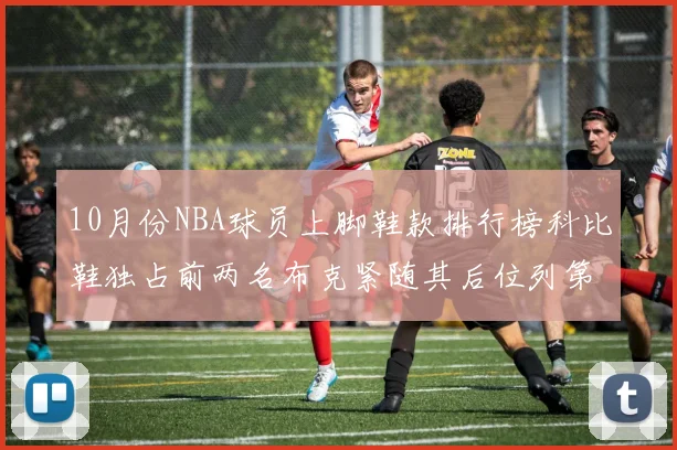 10月份NBA球员上脚鞋款排行榜科比鞋独占前两名布克紧随其后位列第四